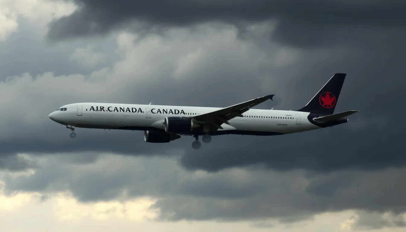 Air Canada aircraft on the tarmac, symbolizing the airline's longstanding history and commitment to safety amid recent challenges