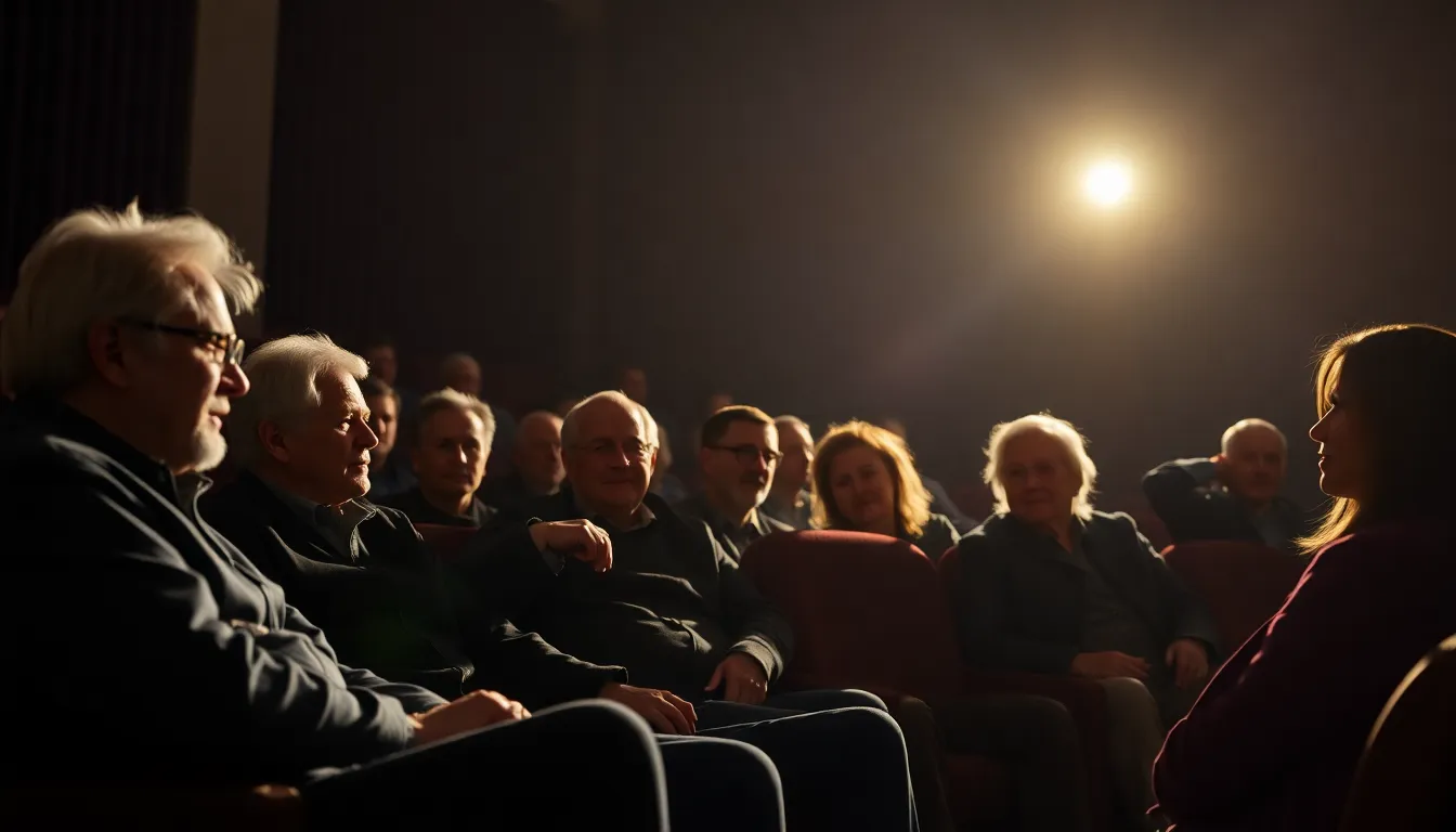 A gathering of filmmakers at an international film festival, highlighting the collaborative spirit and cultural dialogue fostered by the New German Cinema movement