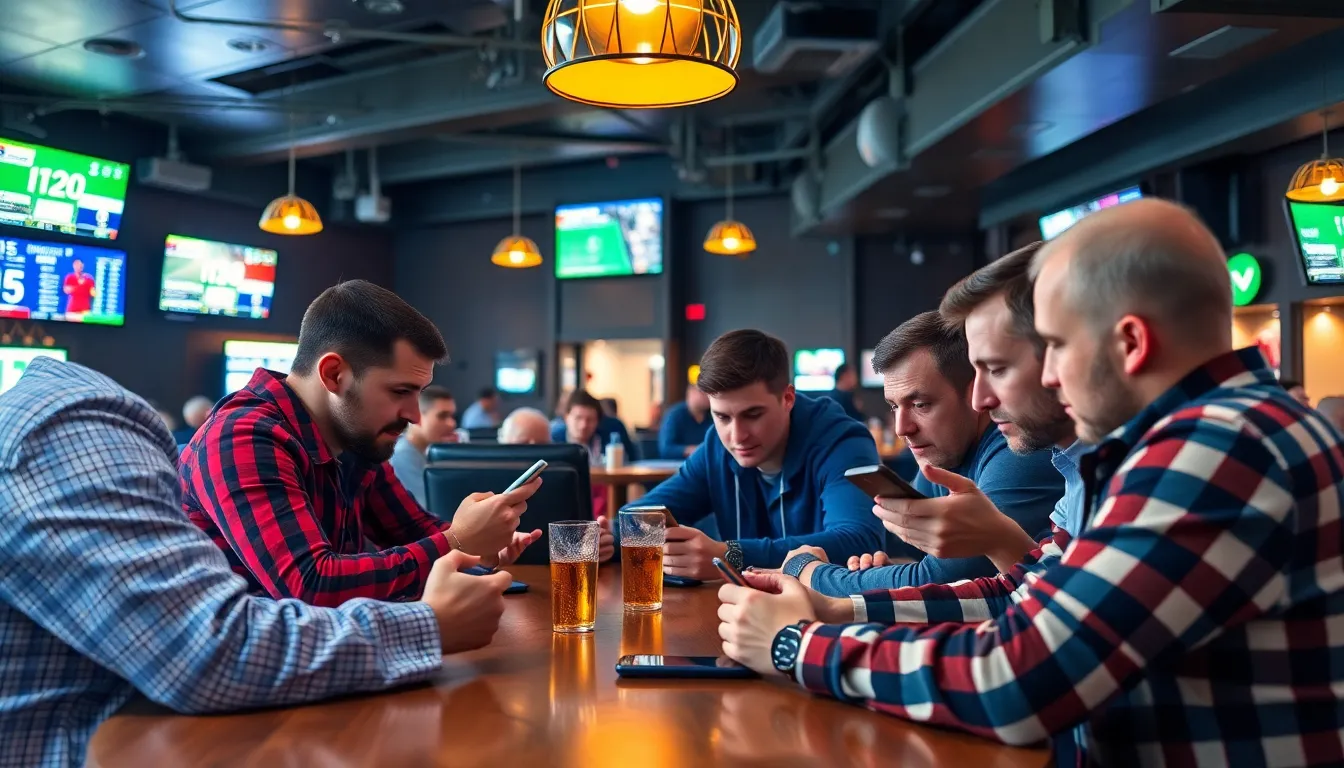 A group of friends gathered around a screen, excitedly discussing their bets on the upcoming U.S. presidential election, illustrating the trend of betting on nontraditional events
