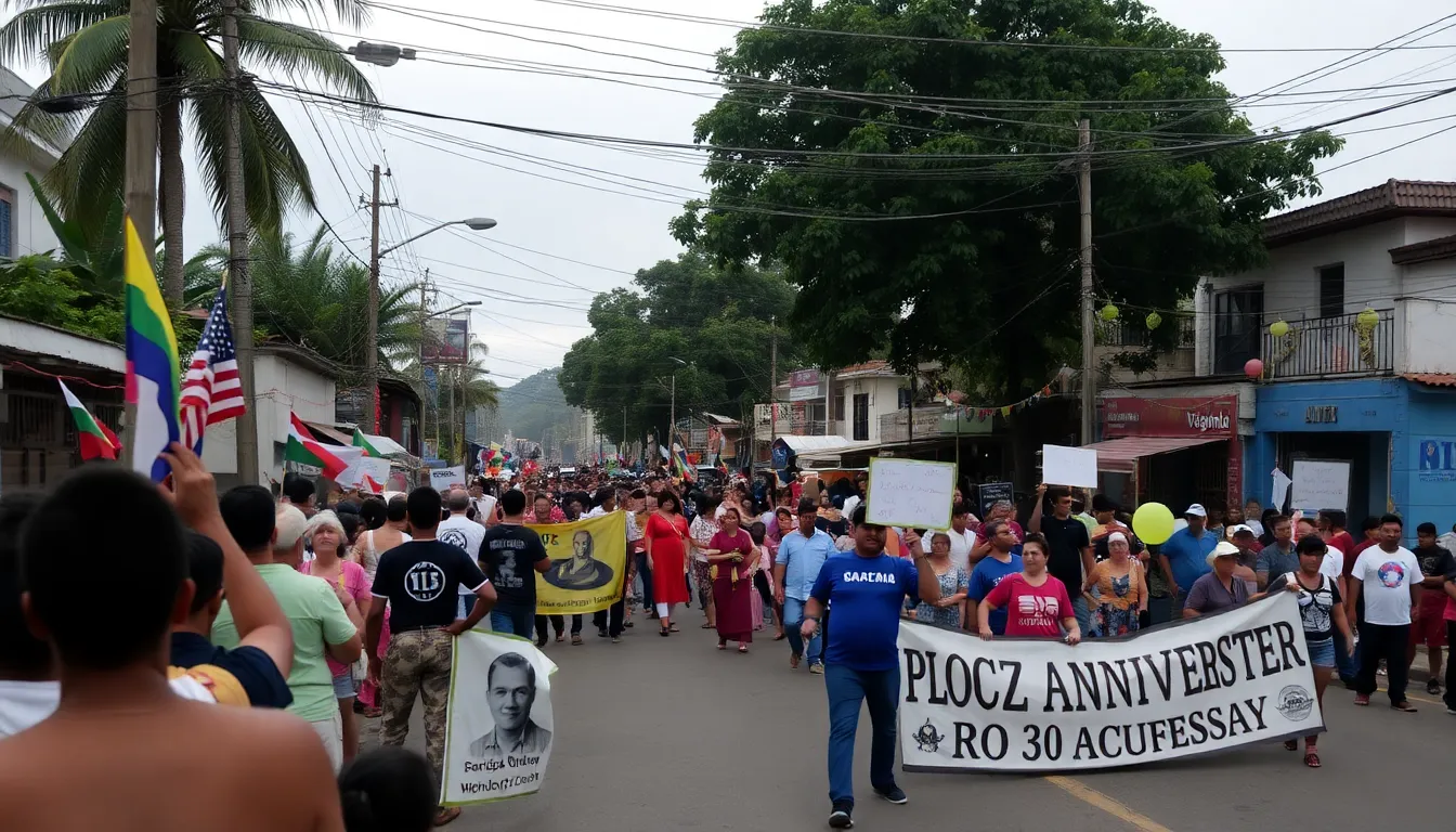 A vibrant UFO festival takes place in Varginha, attracting tourists and researchers from around the world to celebrate the town's unique history