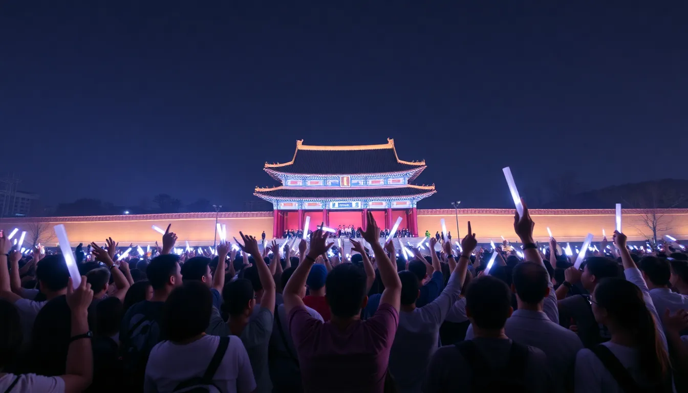 Fans participate in the livestreamed concert experience from various locations, uniting in their support for BTS and celebrating their cultural impact