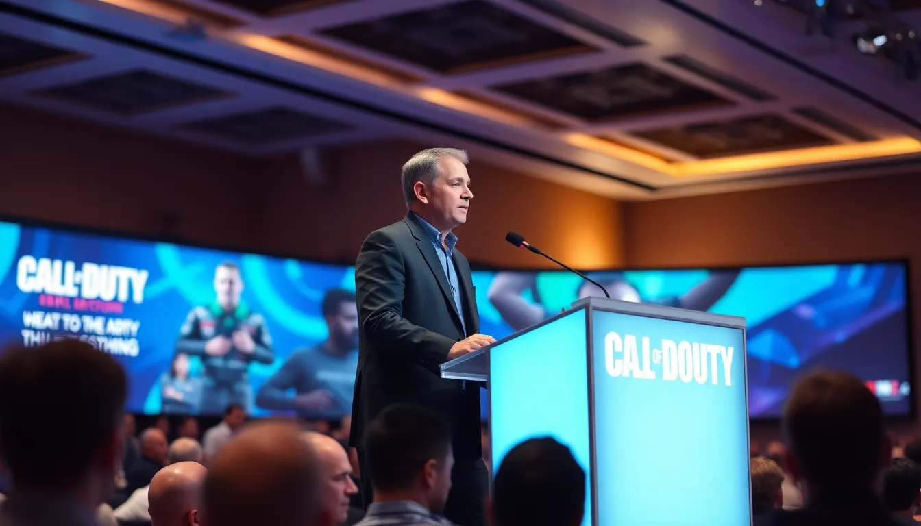 A former Call of Duty executive speaks at a conference, addressing the challenges and sustainability issues facing the esports industry.