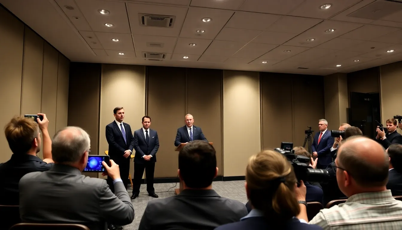 CBS executives discuss the cancellation of the shows Watson and DMV during a press conference, highlighting the challenges faced in the evolving television landscape.