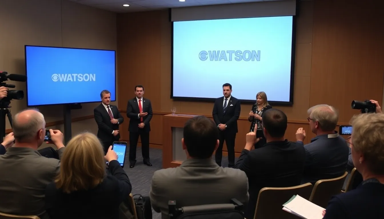 A group of actors and production team members expressing disappointment after the announcement of their show's cancellation