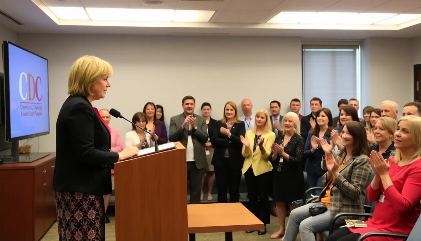 A meeting room filled with C.D.C. staff reflects a shift in morale as they discuss strategies to enhance the agency's response to emerging health threats