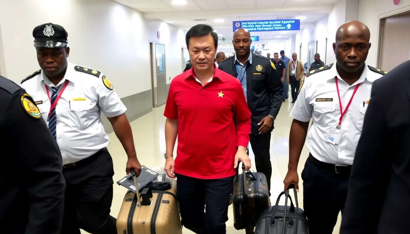 A Chinese national is being escorted by authorities at Jomo Kenyatta International Airport after attempting to smuggle 2,000 queen ants out of Kenya.