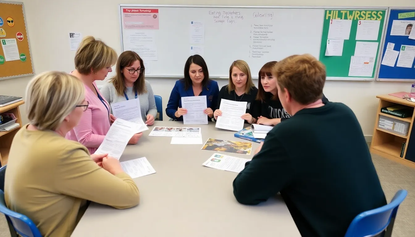 A teacher observing a student, reflecting the critical role educators play in identifying signs of mental health issues