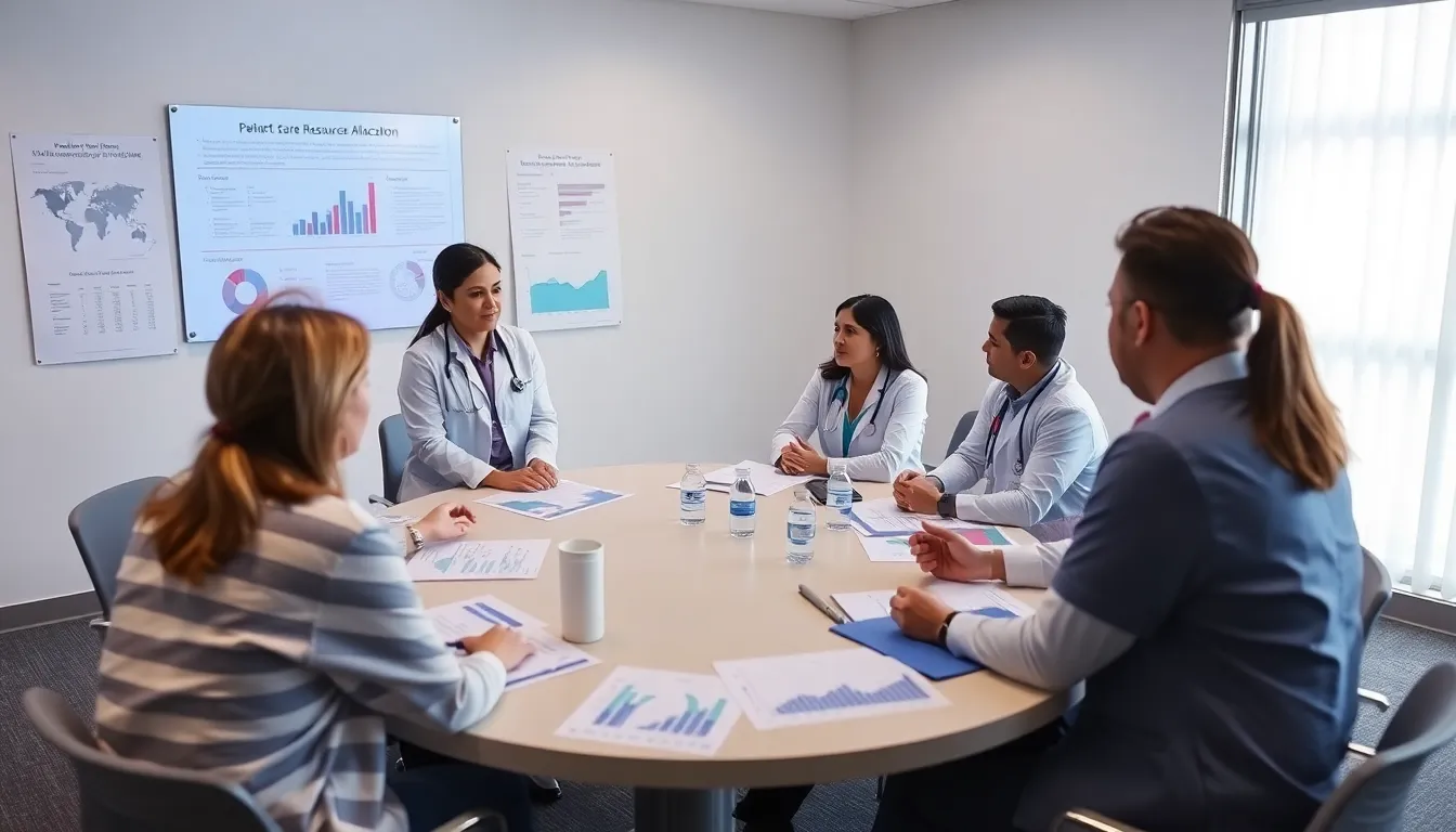 A mental health support group meeting, illustrating the increased demand for mental health services following the pandemic