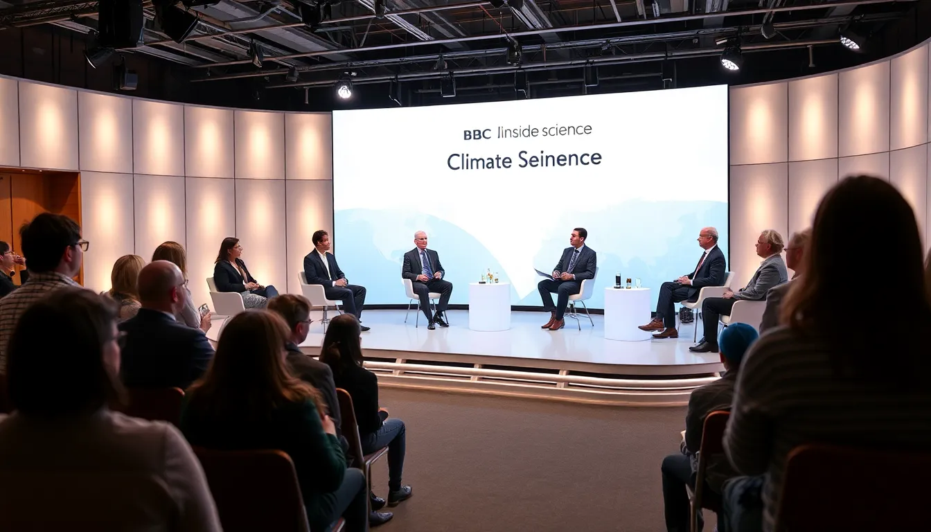 A diverse group of viewers watching BBC Inside Science, reflecting the program's reach across different demographics and age groups