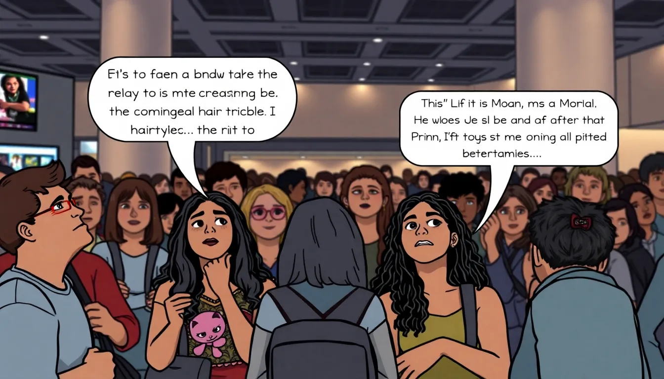 Fans gather around their screens, expressing disappointment and discussing the newly released Moana trailer, particularly focusing on the portrayal of characters and their hairstyles.