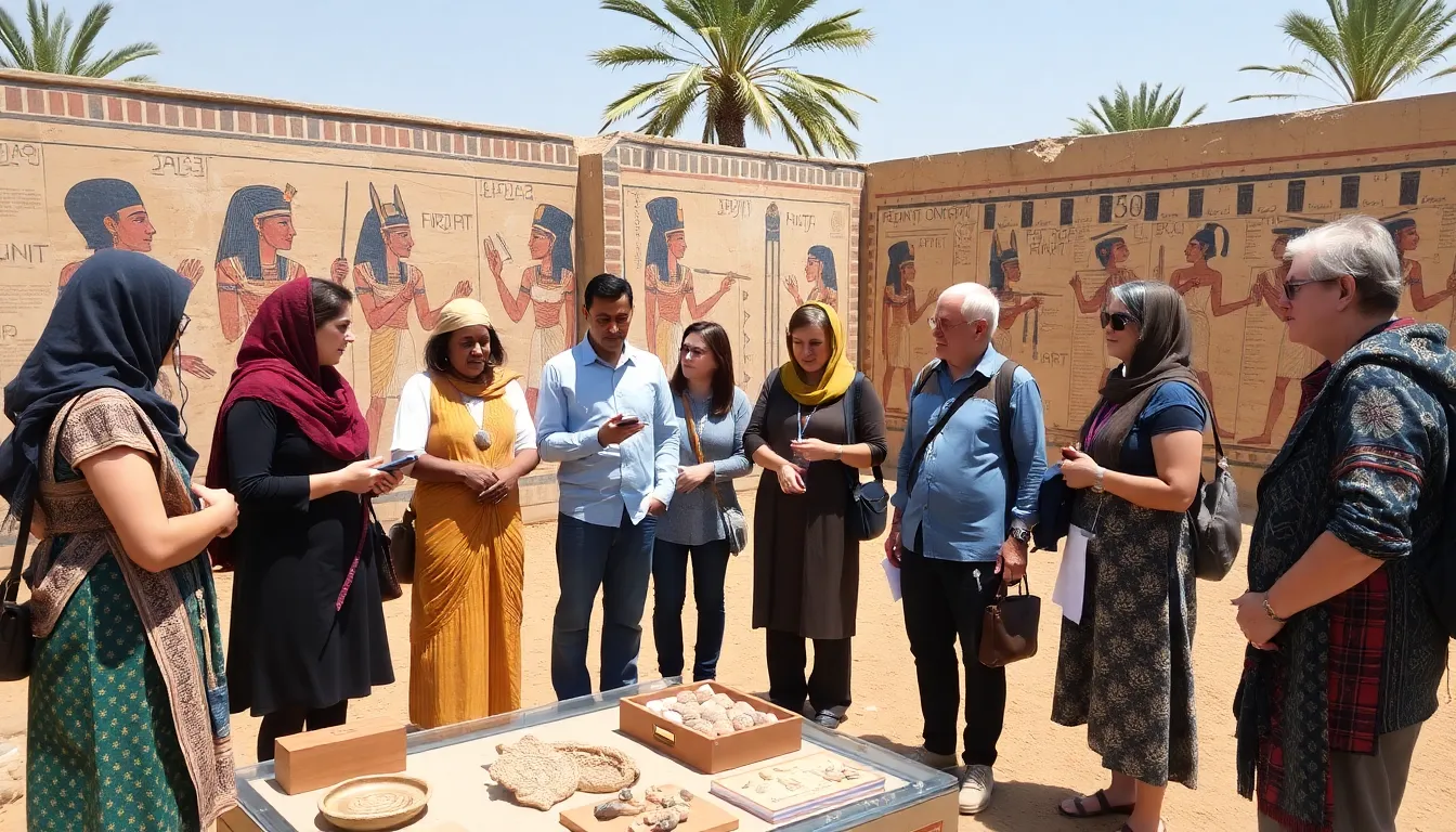 An exhibition displaying artifacts that celebrate the accomplishments of female pharaohs, highlighting their political and cultural influence