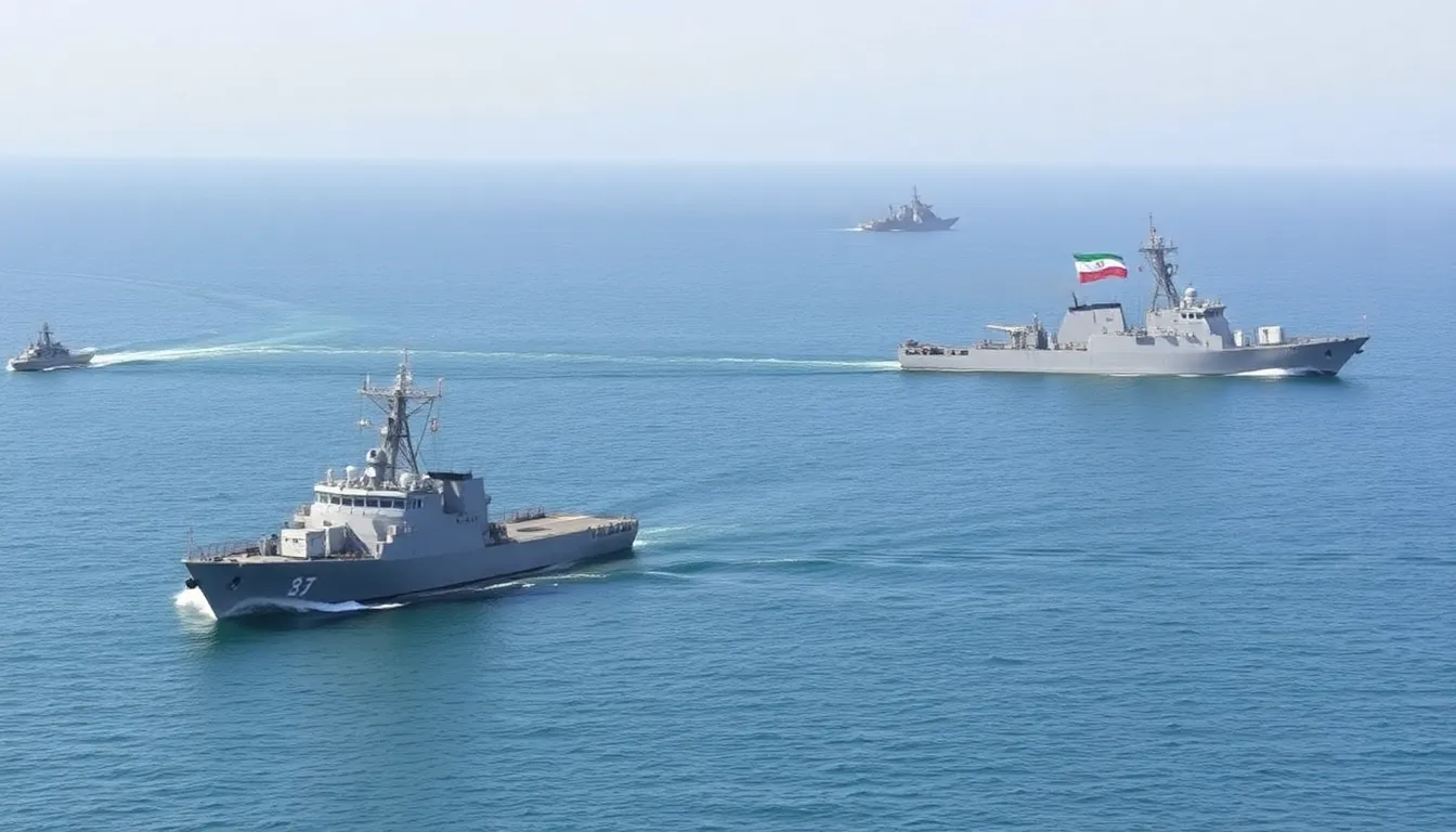 A joint military exercise involving naval forces from Saudi Arabia, the United Arab Emirates, and the U.S., aimed at maintaining freedom of navigation in the crucial waterway