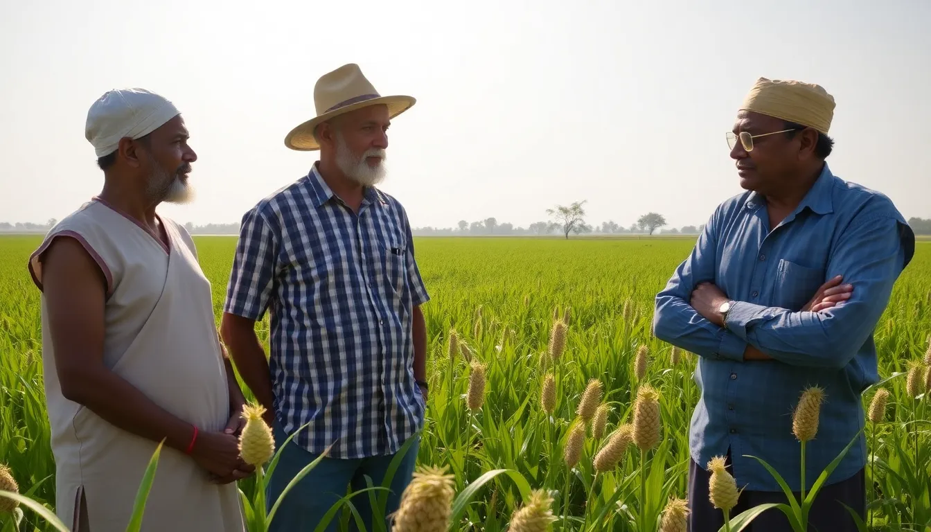 An Indian government official addressing the importance of stabilising fertiliser prices to ensure food security for the nation's large population