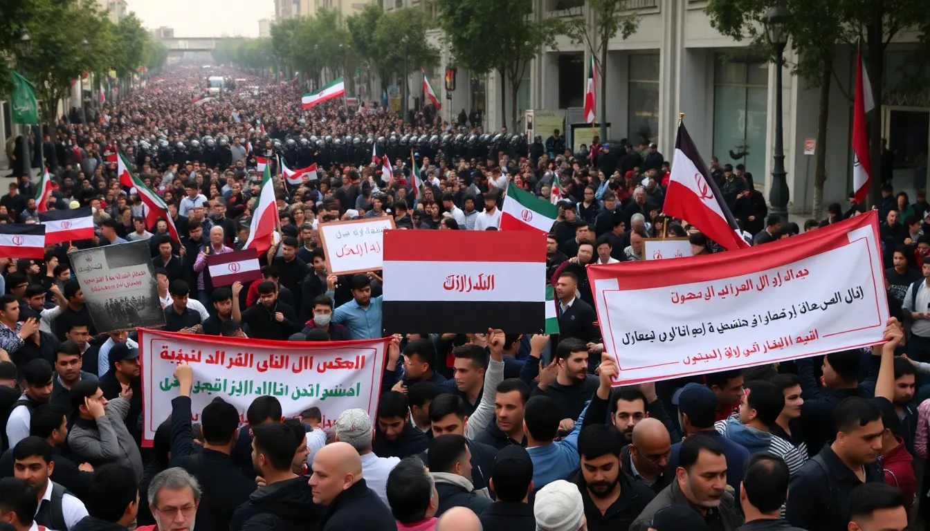 Streets filled with demonstrators demanding change, highlighting the youth's growing discontent with the government's policies