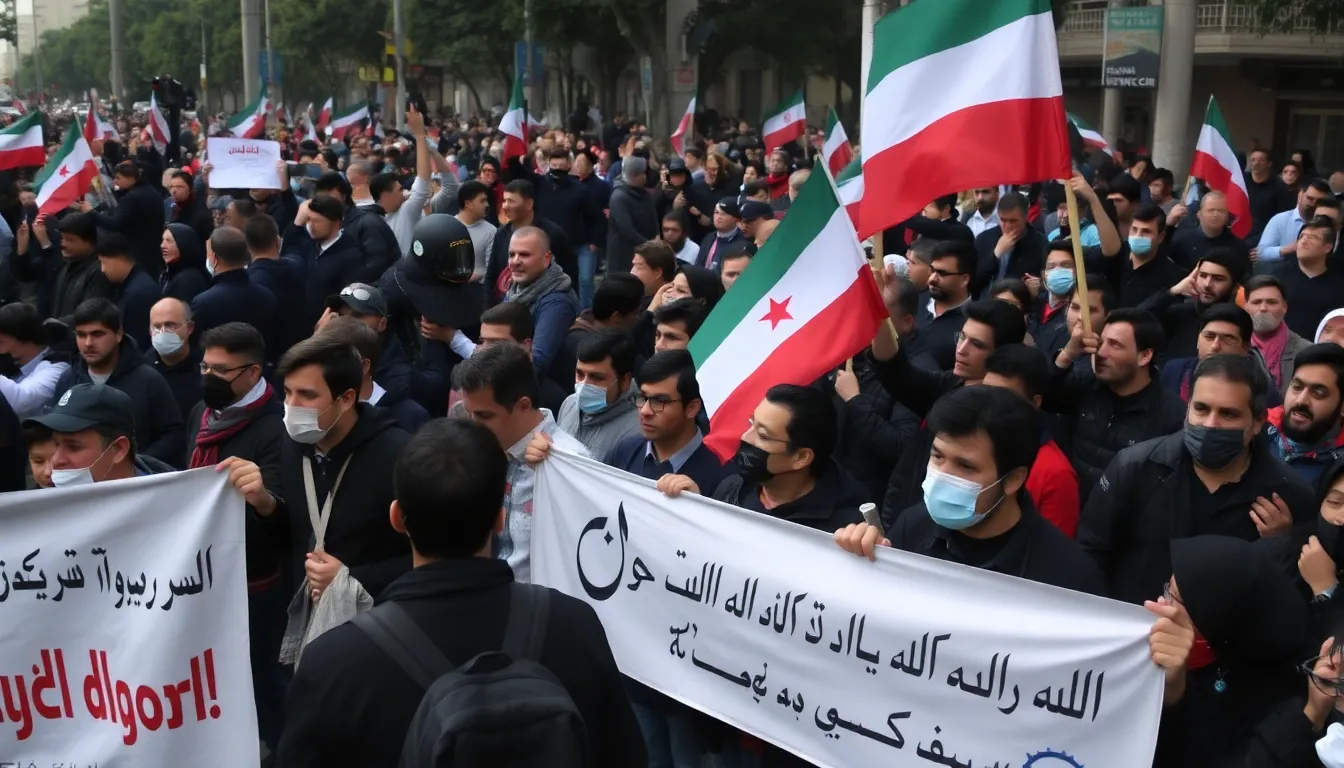 Women participating in a rally, showcasing their determination to challenge the regime's repressive measures and advocate for equality