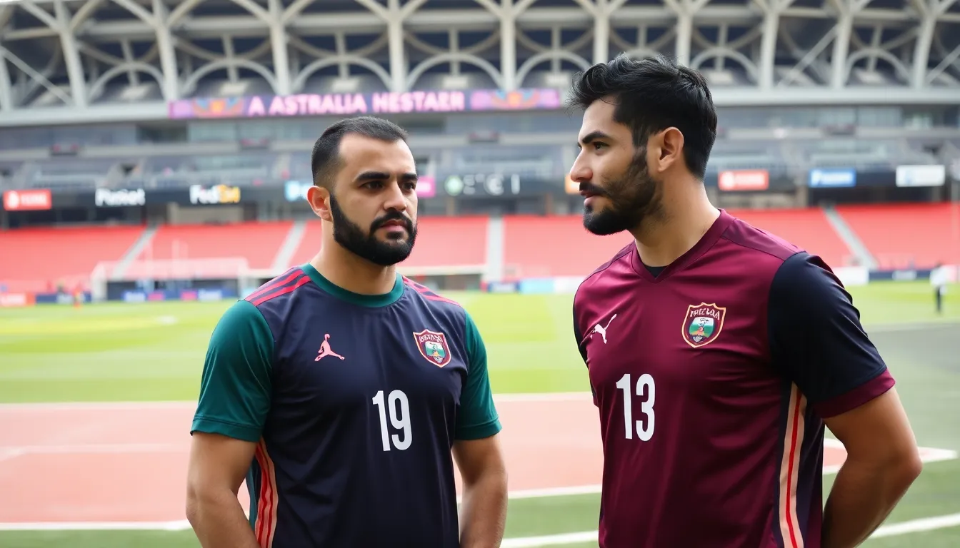 A moment of contemplation captured as the players consider their future and the implications of their choice amidst challenging circumstances back home