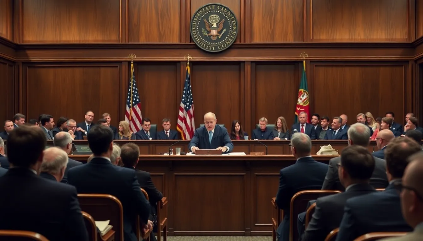 A group of legal experts discussing the implications of a recent ruling, reflecting on its potential impact on the future of AI regulation and government oversight
