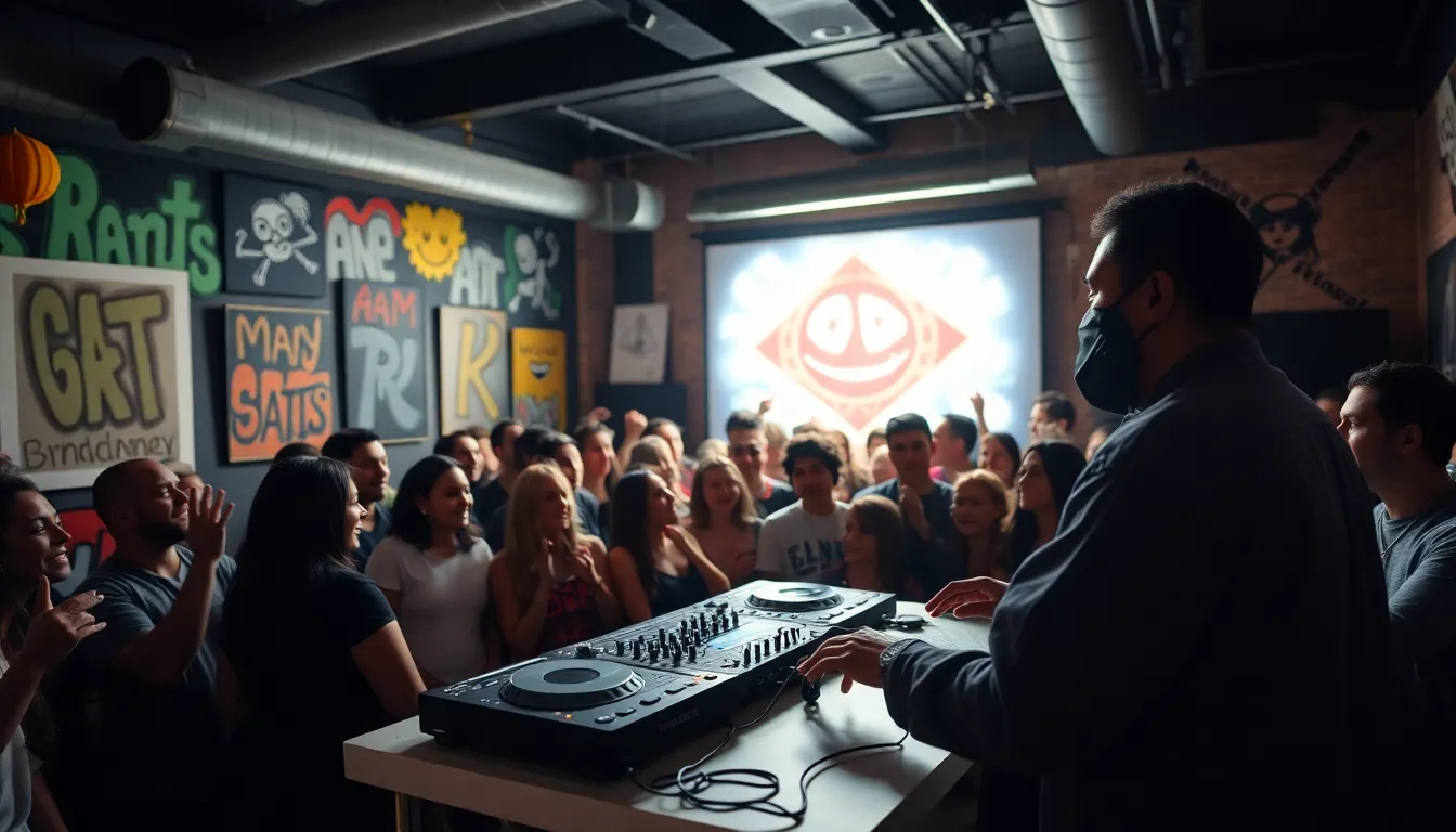 Attendees celebrate the fusion of celebrity and local talent, showcasing the evolving landscape of the city's arts scene