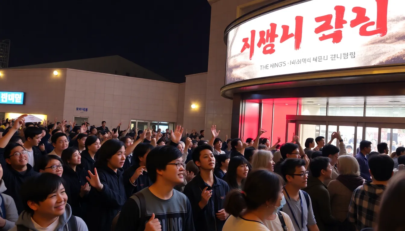 Local businesses thriving as moviegoers flock to restaurants and shops near theaters following the success of 'The King's Warden.'