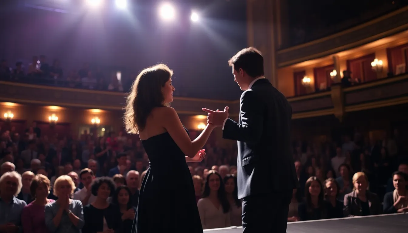 The chemistry between Zegler and Platt is palpable during a powerful musical number, showcasing their unique interpretations of the beloved characters