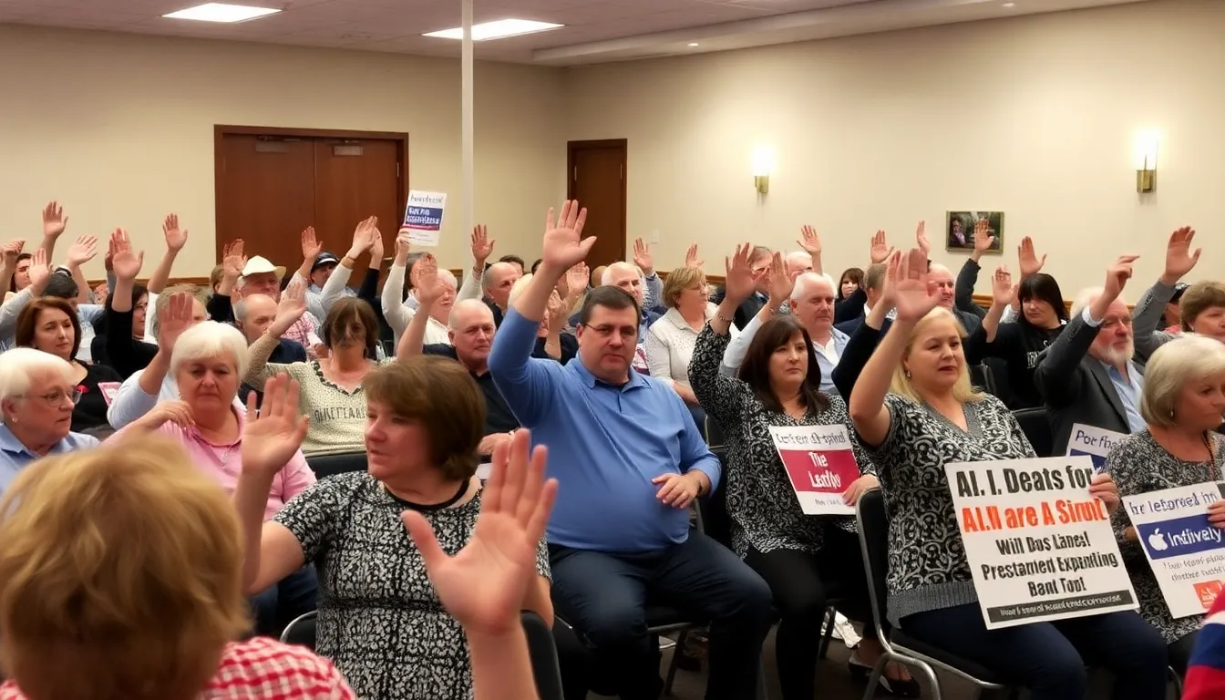 Community members in Arizona organized petitions against the construction of new A.I. data facilities, reflecting growing local opposition