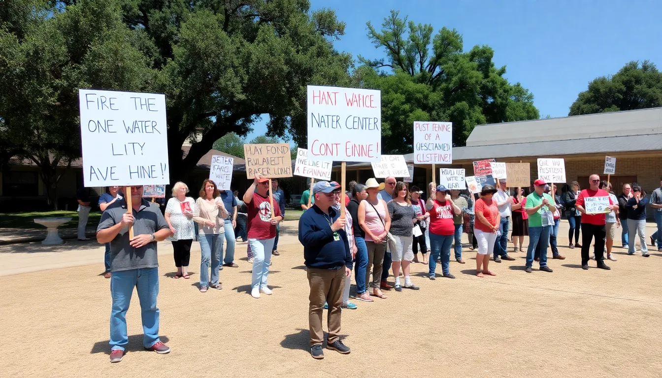 A public hearing takes place where local government officials listen to constituents express their anxieties regarding the implications of hosting A.I. data centers
