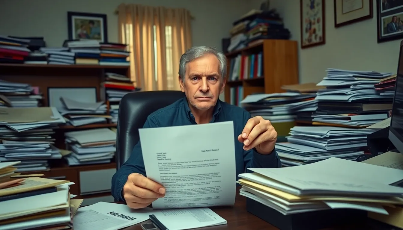 A legal document related to probate sitting on a desk, symbolizing the complexities and bureaucratic hurdles involved in managing the estate of a deceased bondholder