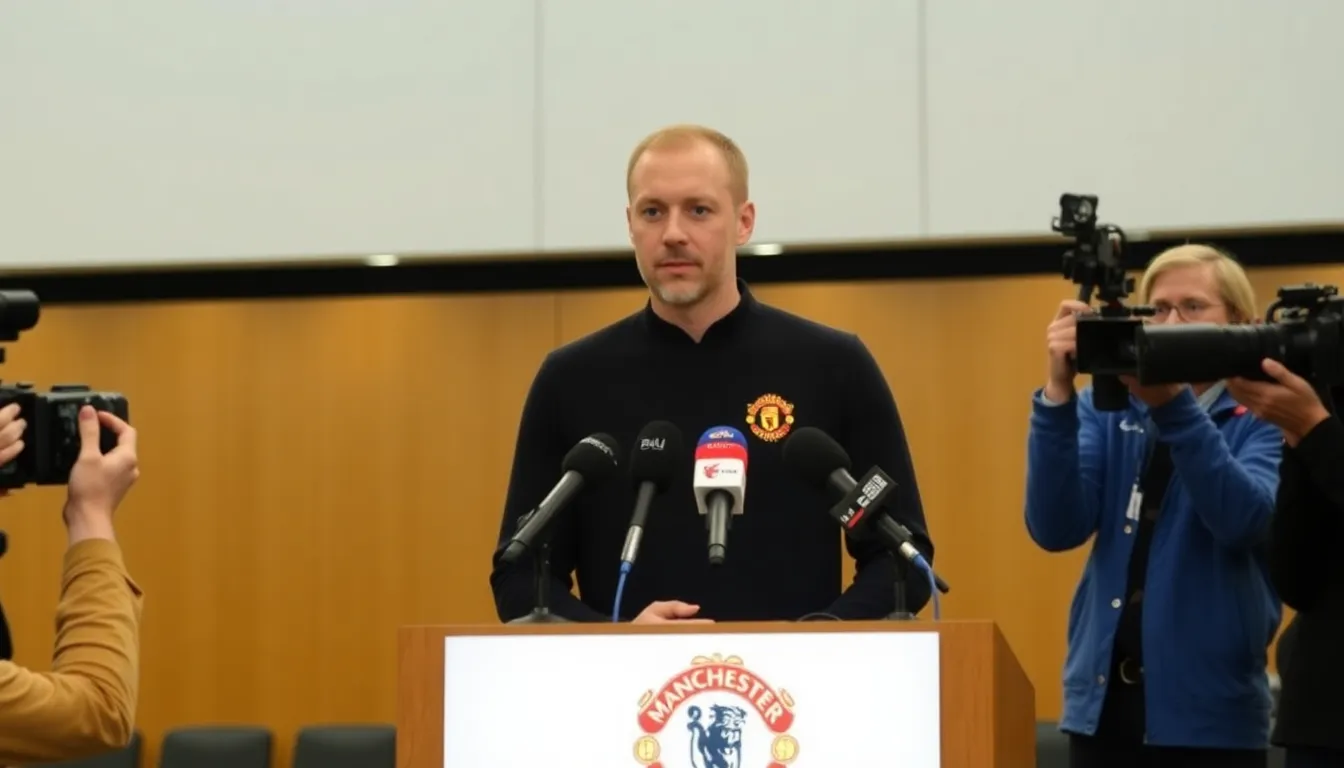 The passionate Manchester United fans in the stands, expressing their support and hopes for the team's success amid discussions about Casemiro's situation