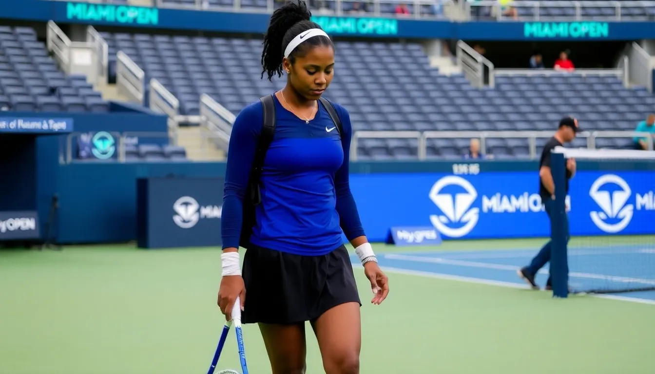 Naomi Osaka interacts with fans postmatch, revealing the emotional weight of her recent performance and the discussions surrounding her future in tennis