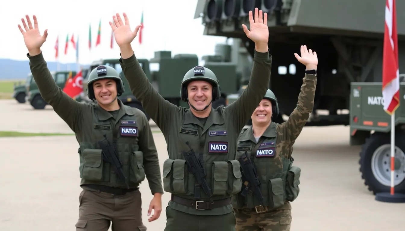 NATO forces preparing for defense maneuvers in response to increasing missile threats from Iran