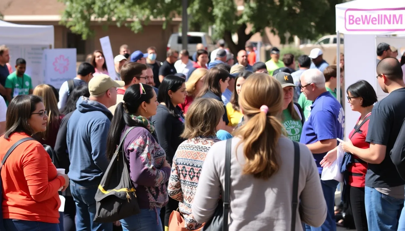 Community outreach initiatives highlight volunteers engaging with underserved populations in rural areas to promote healthcare access and enrollment