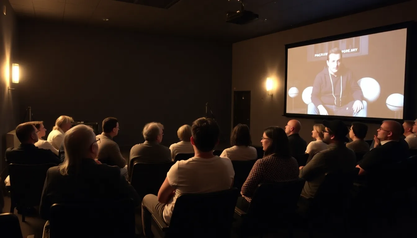 Directors of the film adaptation of Project Hail Mary listen intently as a group of filmmakers shares critical feedback after screening a nearly fourhour cut of the movie.