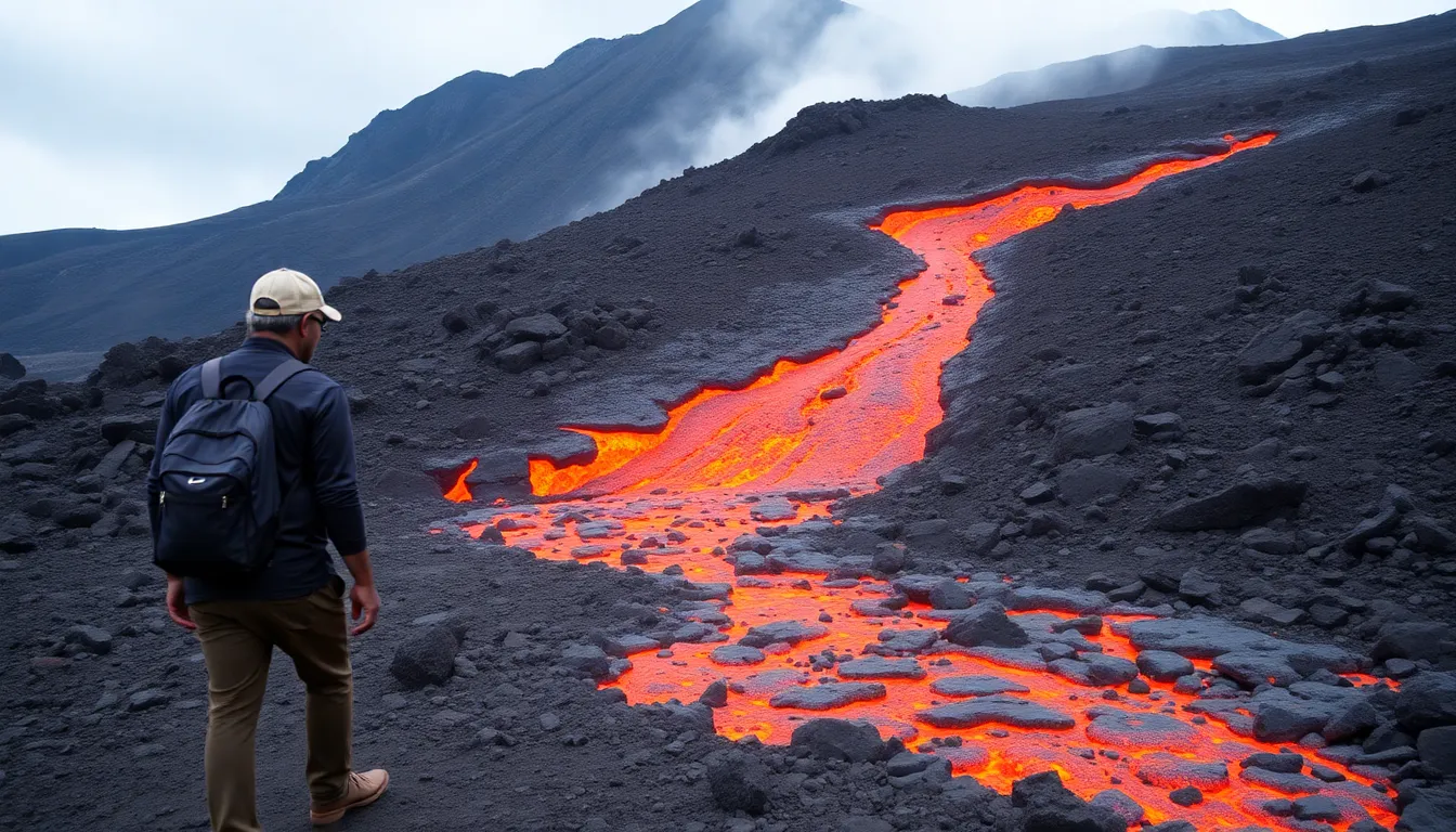 Emergency responders prepare to assist residents as the eruption raises safety concerns and prompts evacuation discussions