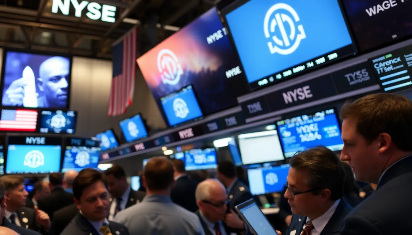 A group of analysts reviews stock performance charts, highlighting the recent surge in rocket stocks following SpaceX's share sale news