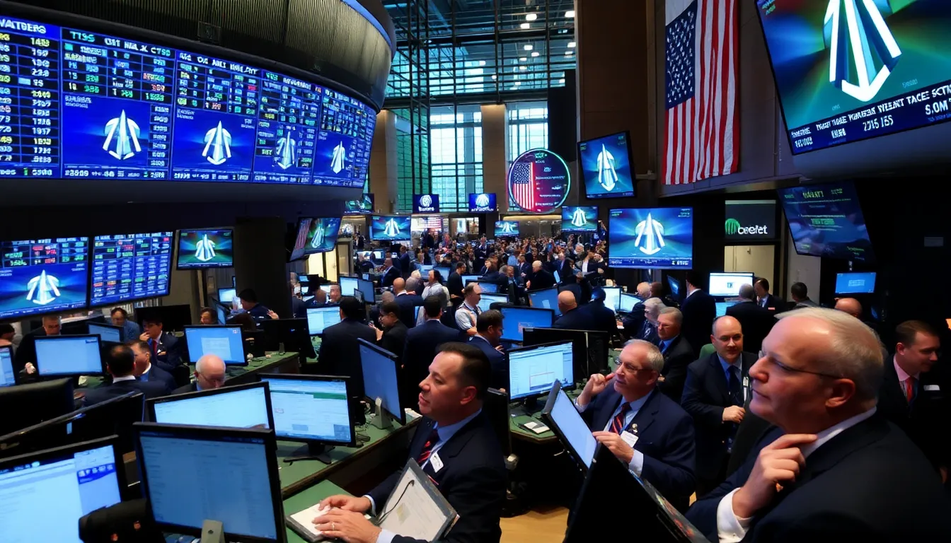A bustling aerospace manufacturing facility in California, illustrating the growing interest and job opportunities in the commercial space sector