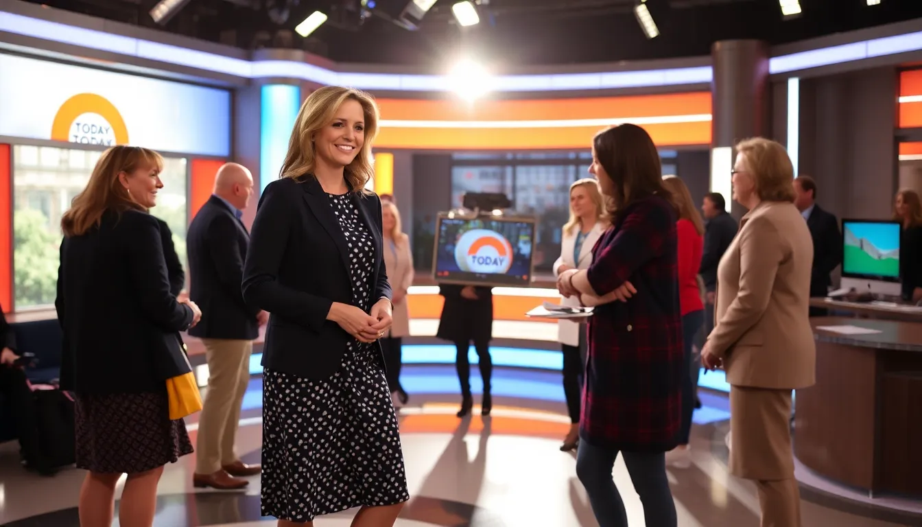 The Today show set is filled with an atmosphere of support and solidarity as Savannah prepares to return to her role on the program