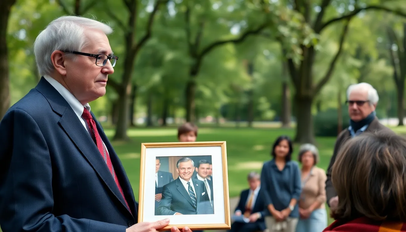 A poignant moment captured during Mori's meeting with President Obama, symbolizing hope for a world free from nuclear weapons