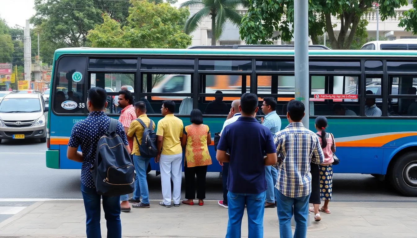 The Sri Lankan government office showcases officials discussing the implications of the fuel conservation policy and its effects on the economy and daily life