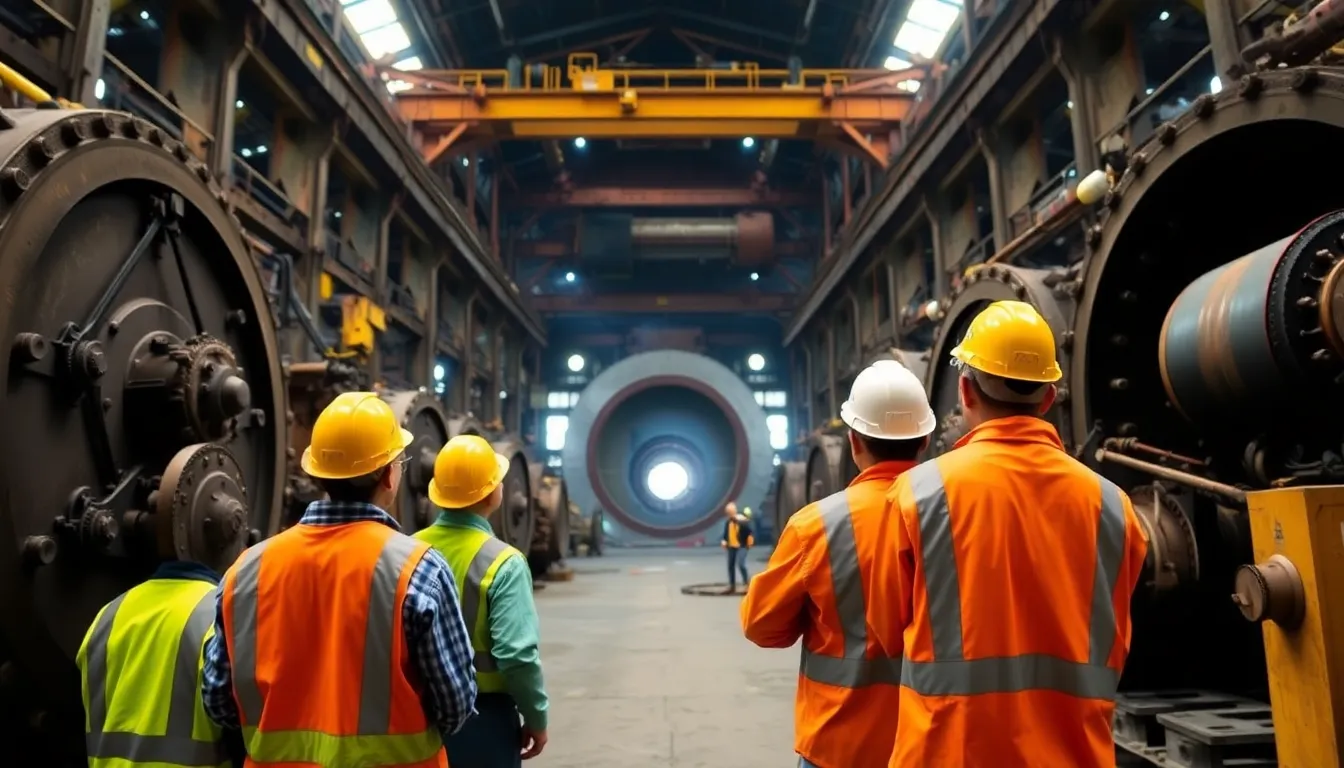Environmental advocates discussing sustainable practices in the context of the steel industry's operational pressures and regulatory challenges