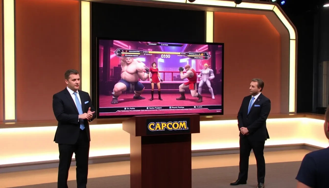 Capcom representatives announce the decision to exclude generative AI content from Street Fighter 6 during a developer livestream, emphasizing their commitment to traditional game design methods.