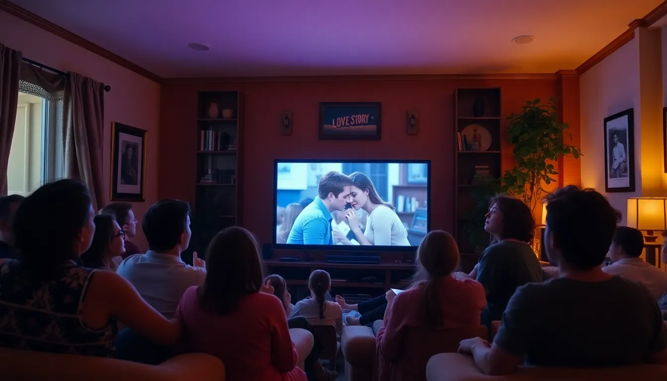 A scene from Love Story captures the emotional depth of the characters as they navigate modern relationships amidst a backdrop of complex social dynamics