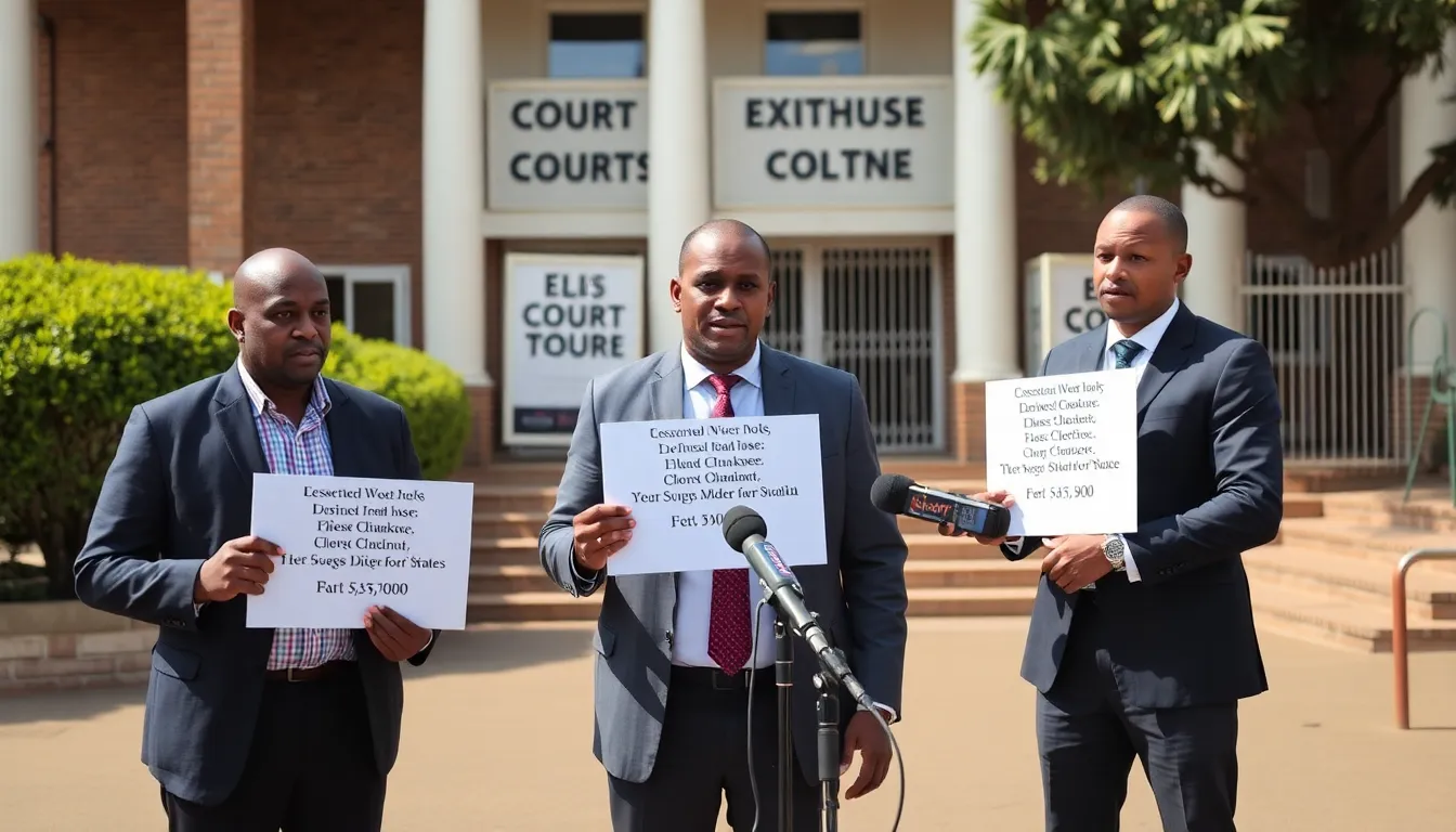 A closeup of legal documents detailing the allegations of inhumane treatment faced by the deported individuals in Eswatini