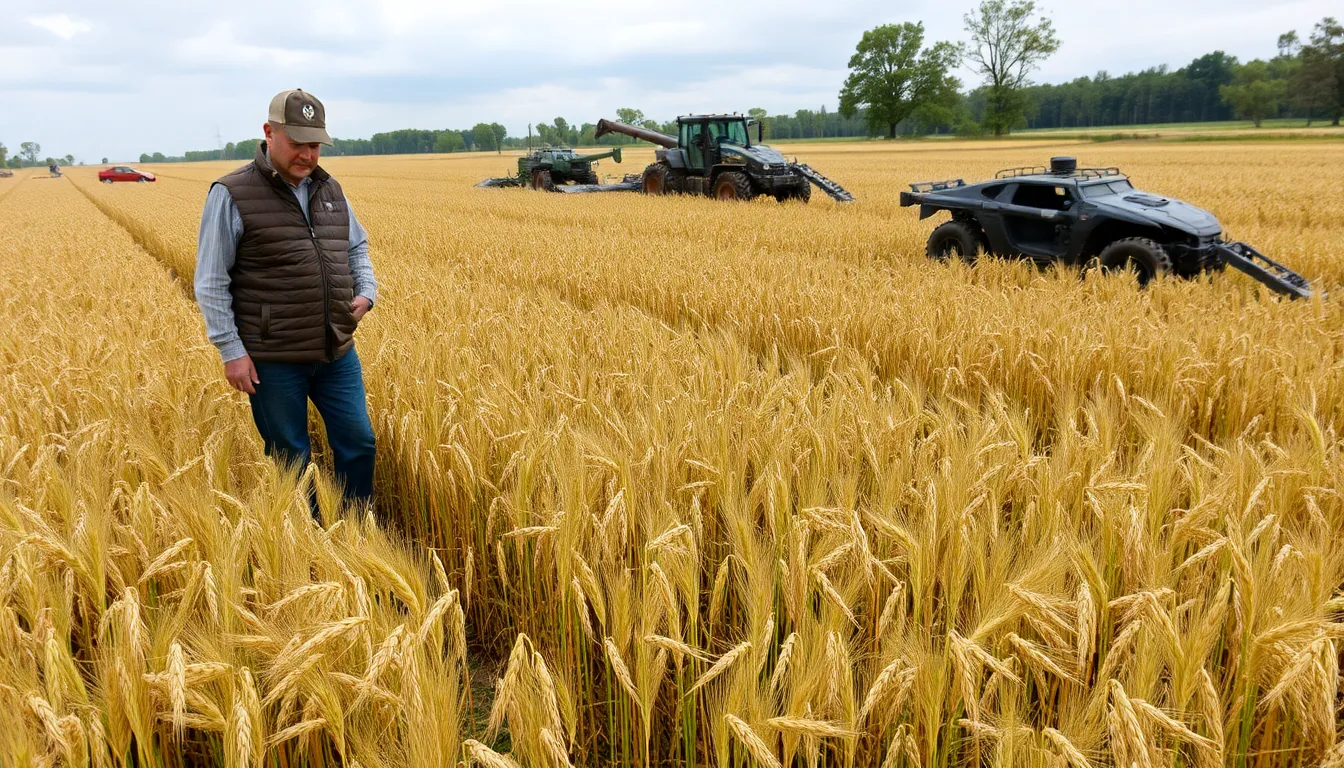 The landscape of Ukraine's wheatfields reflects the devastating impact of ongoing conflict on agricultural productivity and food security
