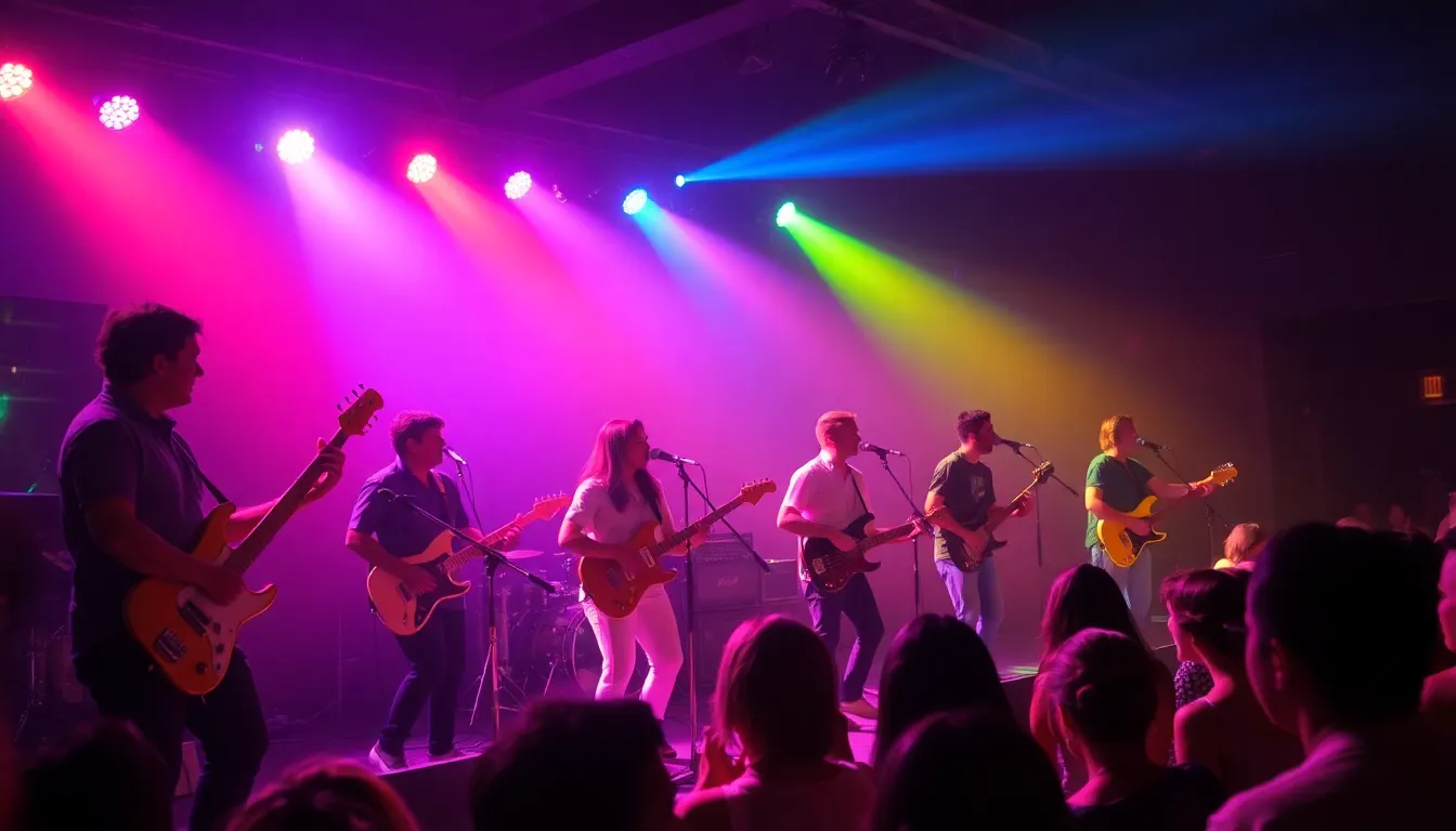 A group of influencers collaborating on a challenge that features a trending music track, demonstrating how social media dynamics can amplify a song's reach