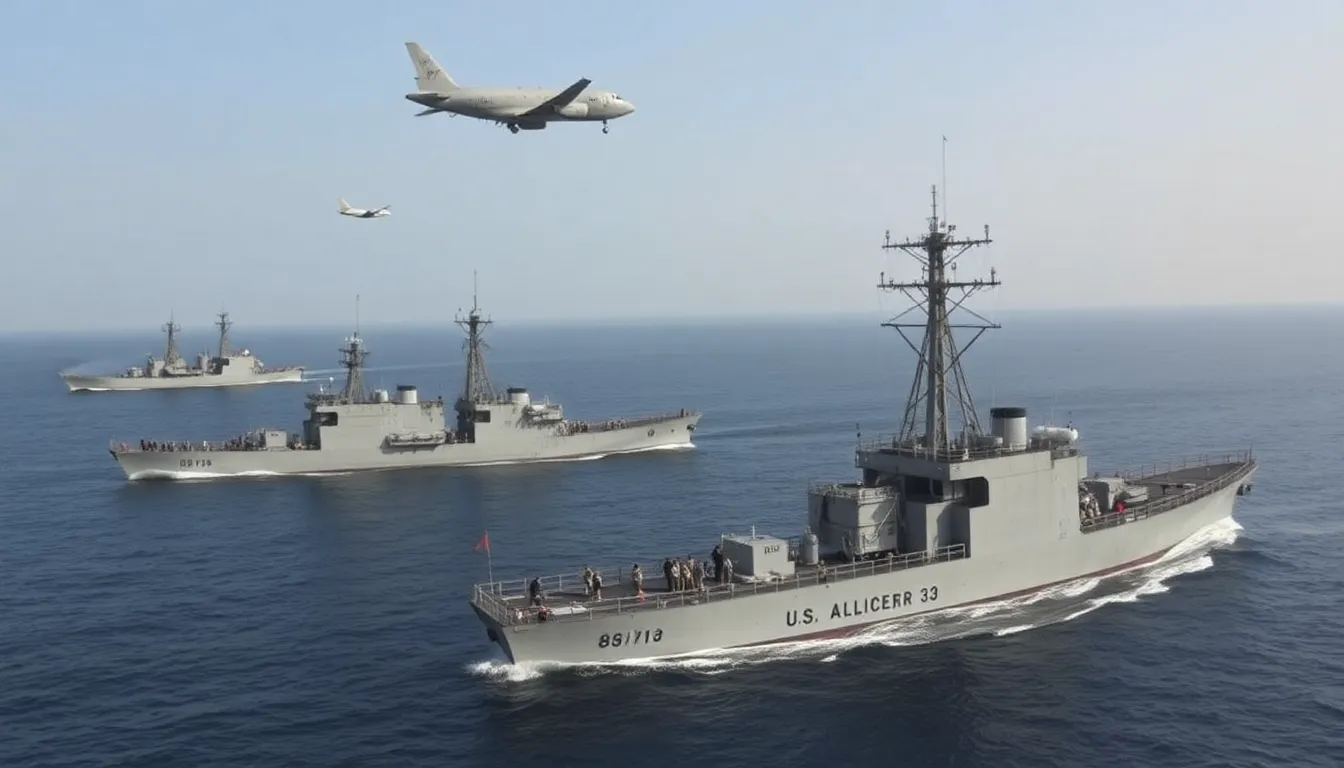 Allied nations, including the United Kingdom and France, gather for discussions on maritime security strategies related to the Strait of Hormuz