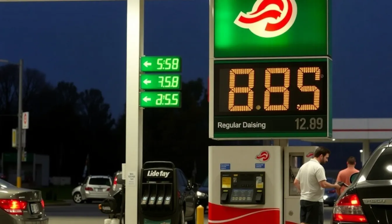 A delivery truck on the road, symbolizing how rising gas prices affect transportation costs for businesses and logistics
