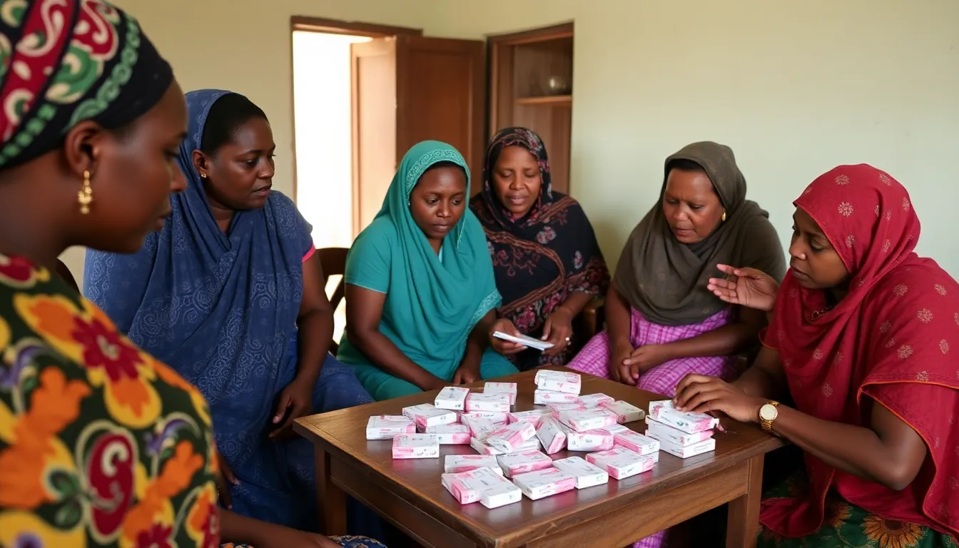 A bustling marketplace where families navigate economic pressures due to unplanned pregnancies, highlighting the broader impact of birth control failures