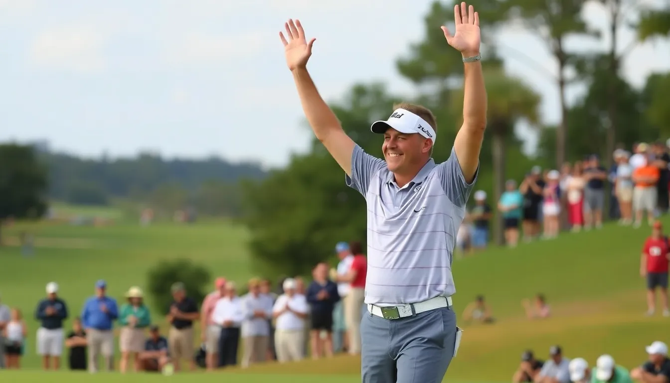 Waring's coaching team analyzes his performance, emphasizing the strategic support behind his successful round in Houston
