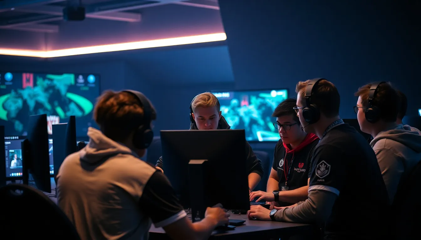 A diverse panel of esports stakeholders discussing the future of the VCT tournament structure, reflecting the collaborative efforts to enhance opportunities for emerging talent