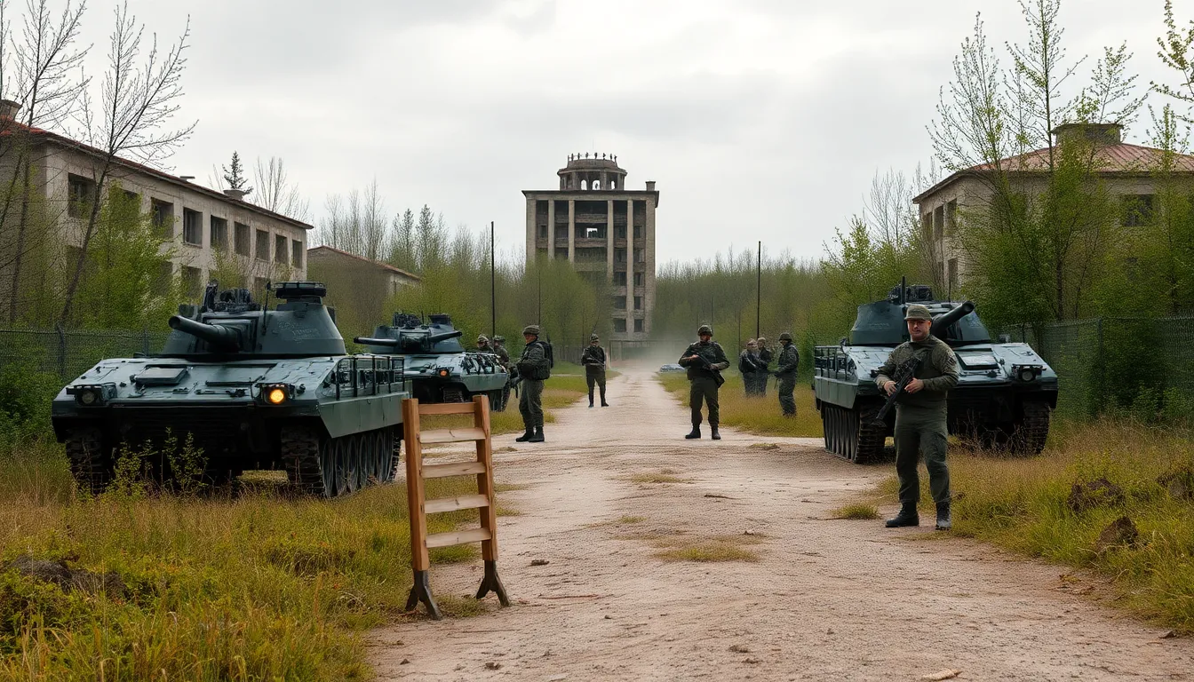 Local communities near Chernobyl grappling with the dual threats of radiation and wartime disruptions, affecting their daily lives and essential services
